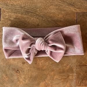 Velvet Mauve Knot Headband (Lou Lou & co)